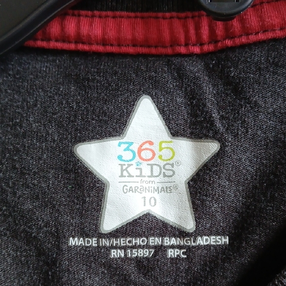 Garanimals Black Ninja Graphic Tee with Red and Blue Accents - Picture 2 of 4